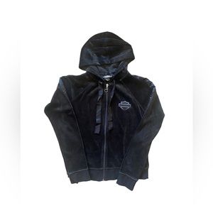 Harley-Davidson velvet zip-up